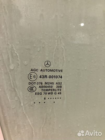 Стекло перед-прав. Mercedes GLS оригинал 43R001074