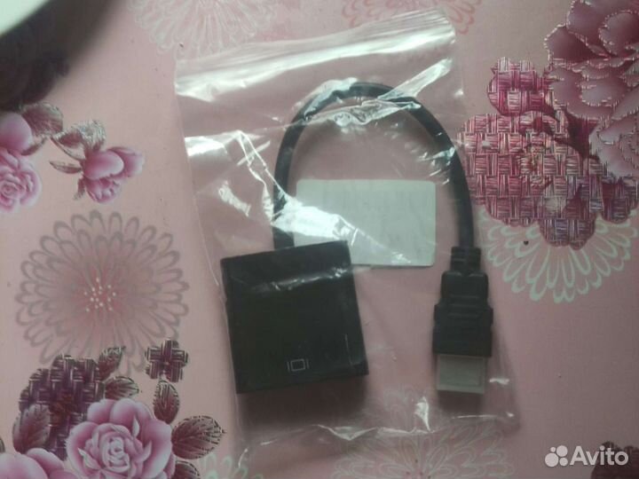 Переходник hdmi-vga,dvi-vga для видеокарт,шнур пит