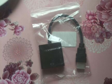 Переходник hdmi-vga,dvi-vga для видеокарт,шнур пит