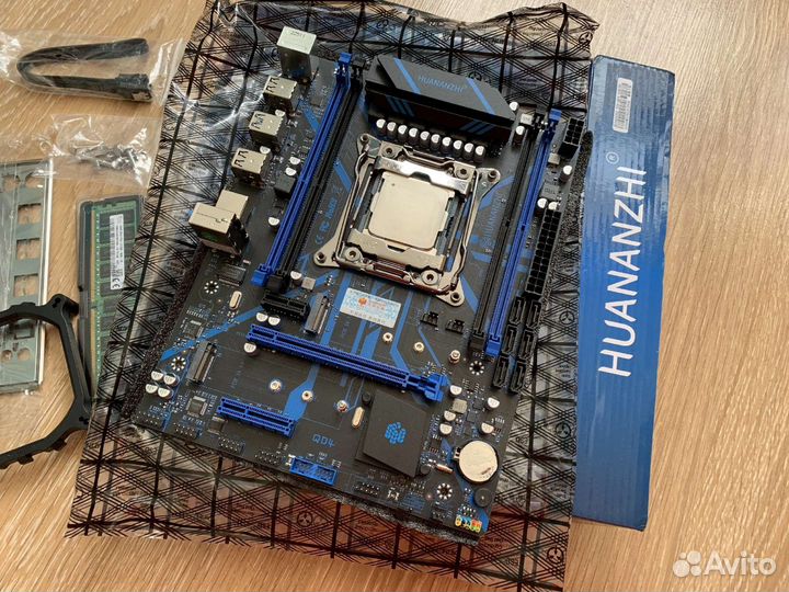 Комплект материнка, Xeon 2667 v3 8/16, 16Гб