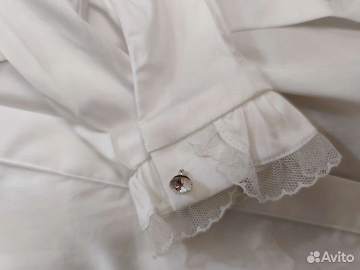 Блузка школьная для девочки 122 см