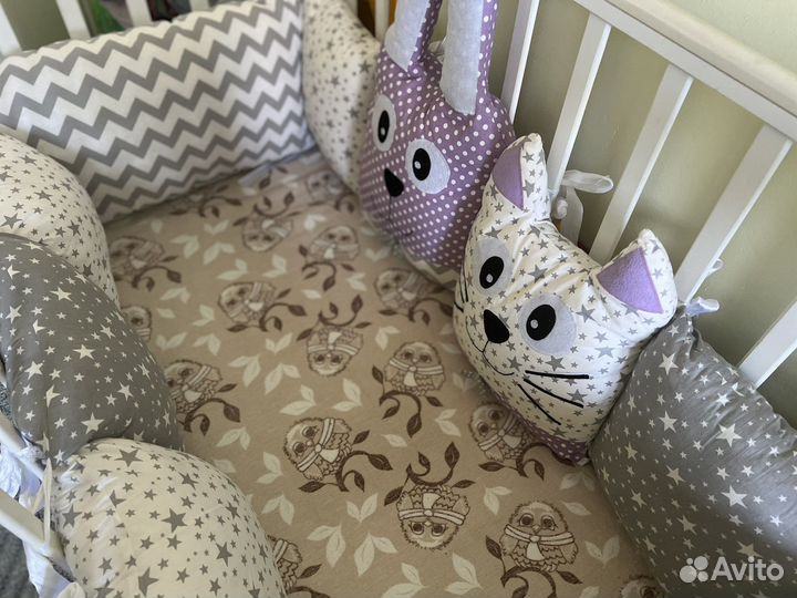 Бортики в детскую кроватку