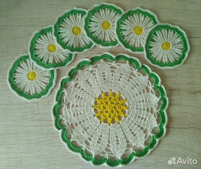 Набор салфеток Ромашковое поле