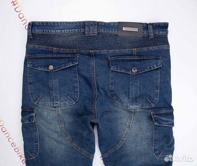 Мотоджинсы мужские