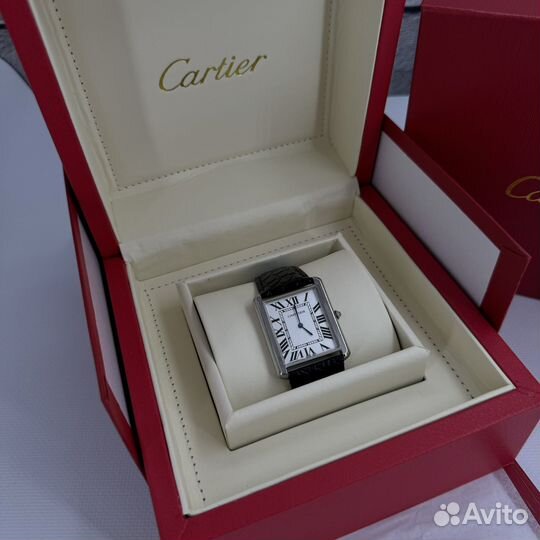 Часы cartier tank мужские