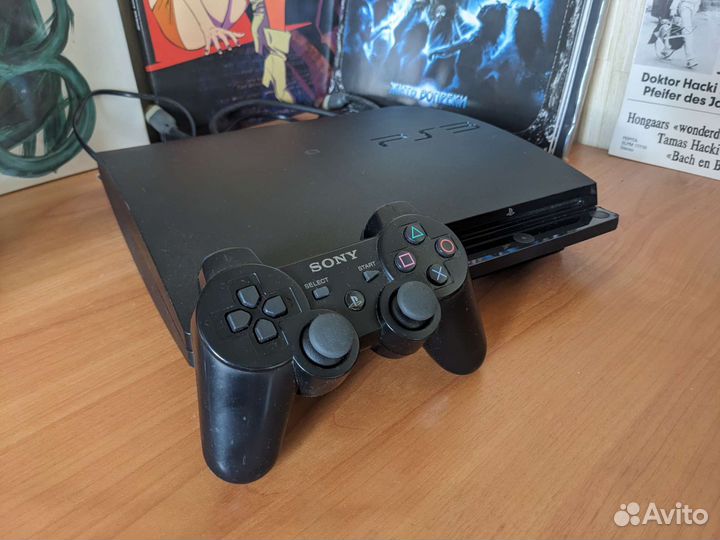 Sony PS3 Slim прошитая hen 320 Gb