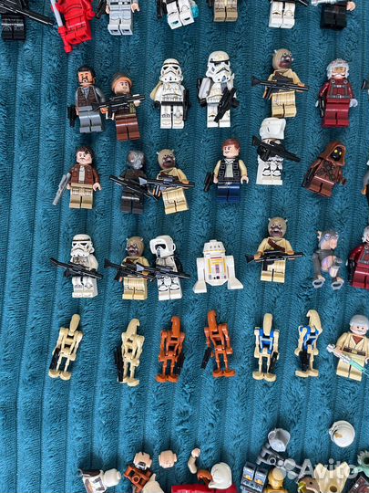 Лот Lego Star Wars 62 минифигурки