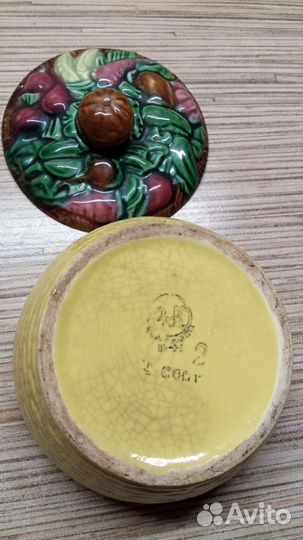 Сахарница, фаянс, Конаково, 1 пол. 20 в