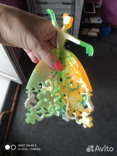 Для украшений авторская подставка из смолы