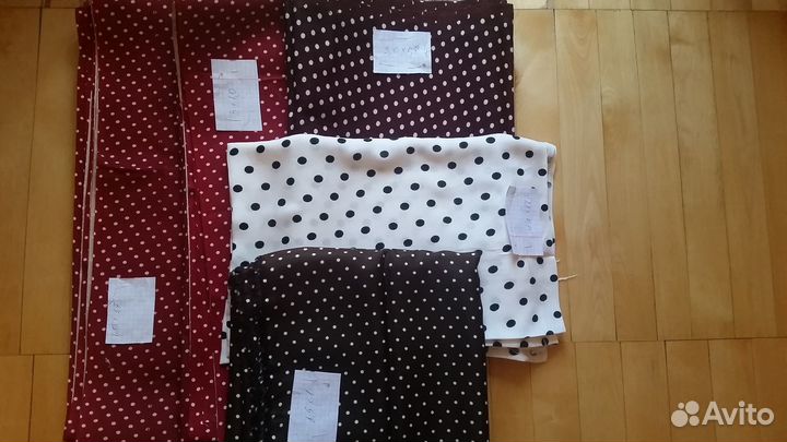 Отрезы тканей СССР(фланель,сатин,штапель,ситец,ше)