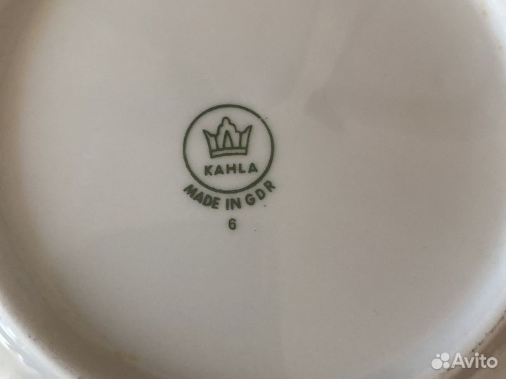 Тарелка Райские птицы Кахла