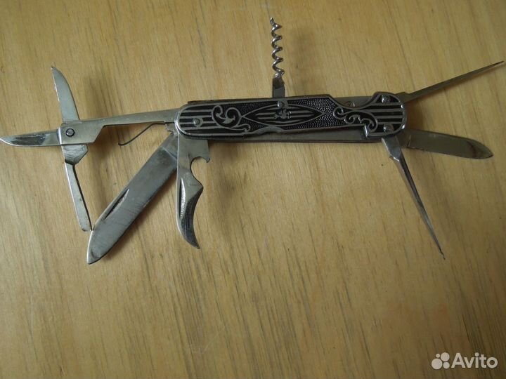 Нож складной Ворсма 7 предметов Знак Качества СССР