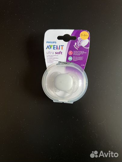 Соска пустышка avent 0-6 месяцев