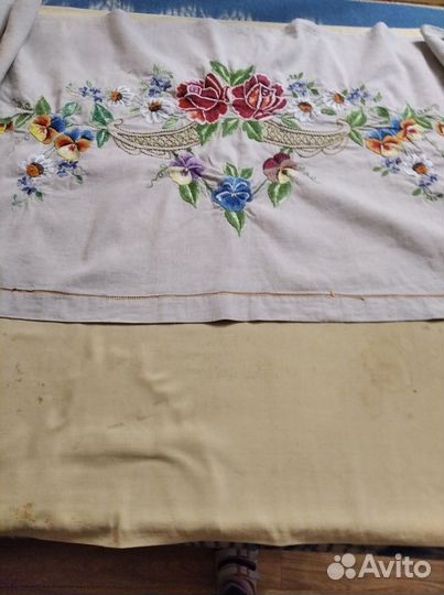 Вышитые салфетки из врёмен СССР