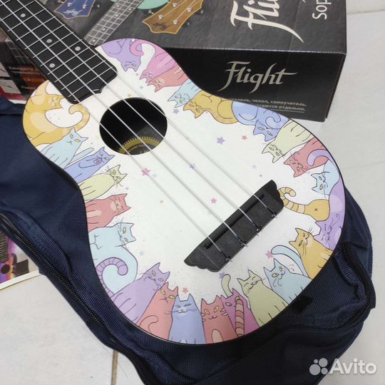 Укулеле flight сопрано новая+чехол