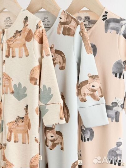 Новые слипы Next 9-12(80), 12-18(86) 3 шт