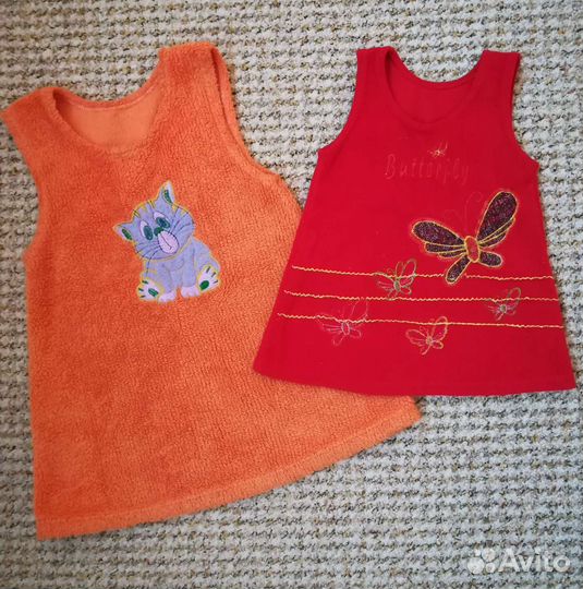 Тёплое платье на девочку