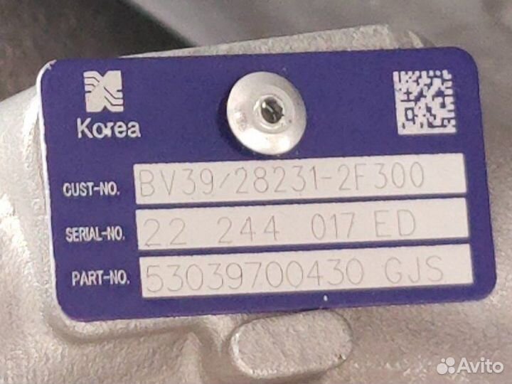 Турбокомпрессор Hyundai Santa Fe D4HA