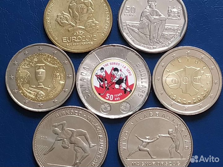 Монеты спорт