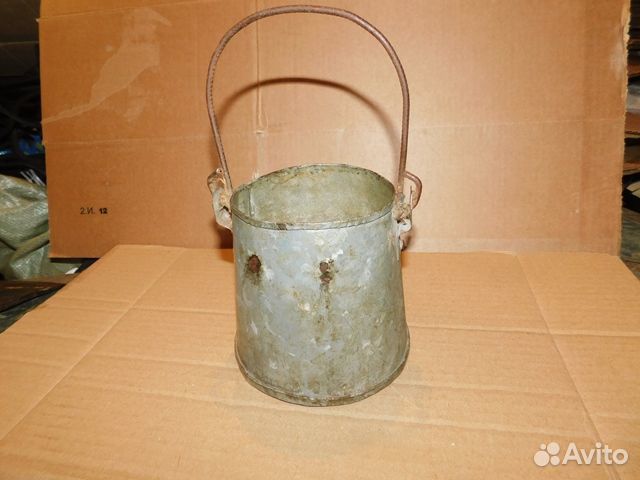 Антикварное красивое ведерко,качественное кустарно