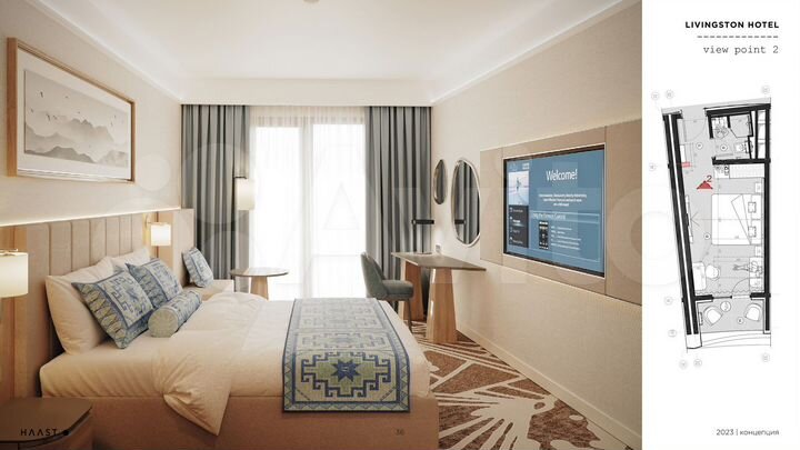 Апартаменты-студия, 28 м², 11/11 эт.