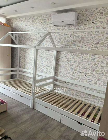 Кровать домик от 2х лет