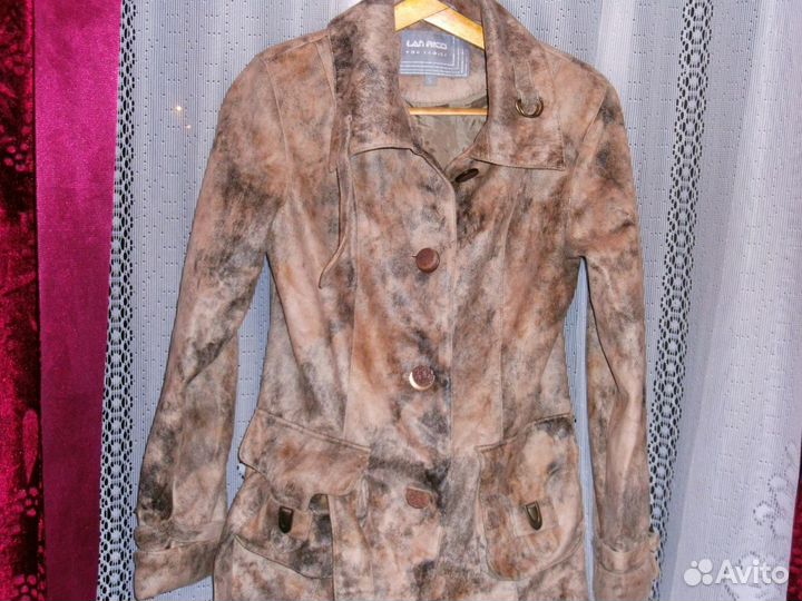 Кожаная куртка с выделкой