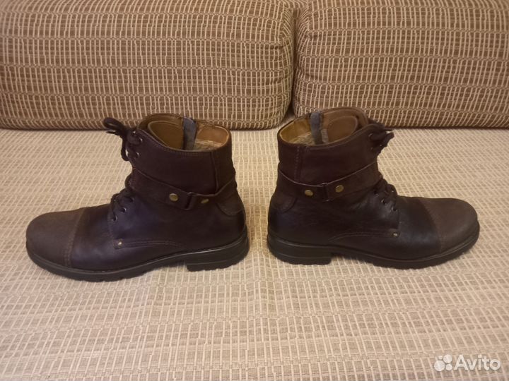 Берцы кожанные 45-46р