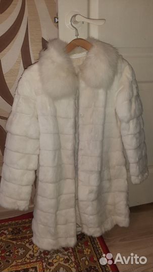 Шубка из кролика, свадебный вариант