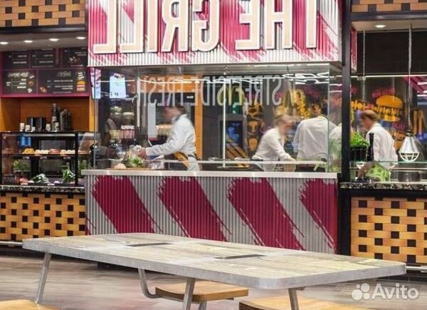 Ресторан в гастромаркете / Низкая аренда