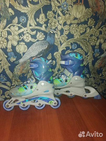 Роликовые коньки детские раздвижные
