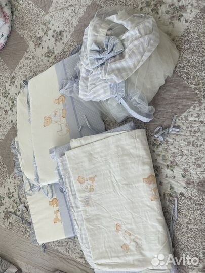 Бортики на детскую кроватку