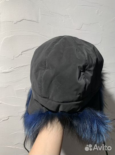 Шапка детская с мехом Чернобурки