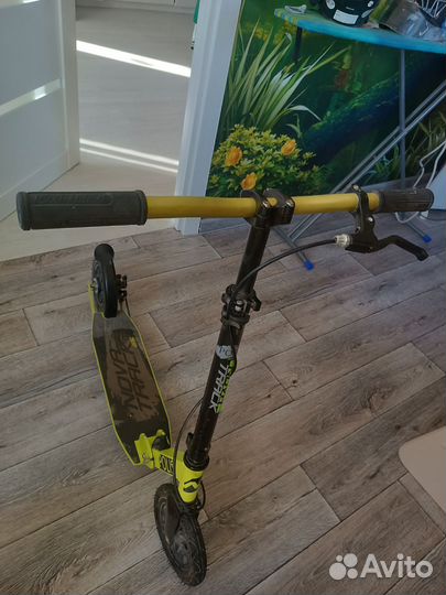 Самокат novatrack с ручным дисковым тормозом