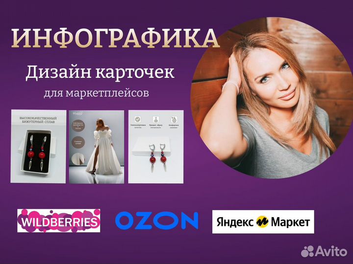Инфографика для маркетплейсов дизайн карточек