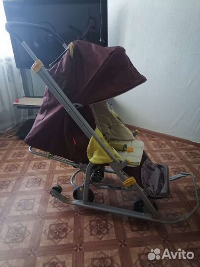 Детские санки коляска