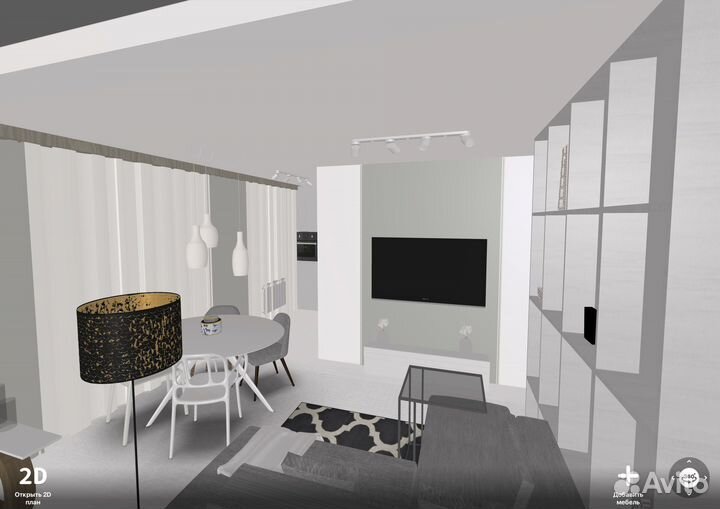 3D Визуализация интерьера