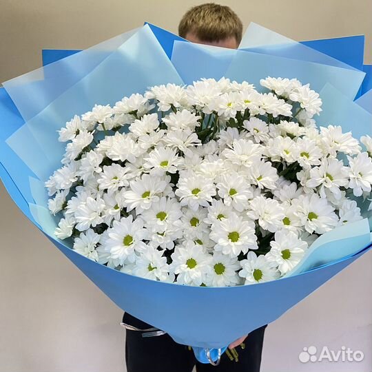 Букет хризантем готовый на доставку