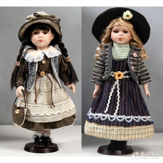 Кукла фарфоровая коллекционная 40 см Новая