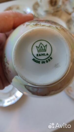 Чайные пары Мадонна ГДР kahla и Полтавский СССР