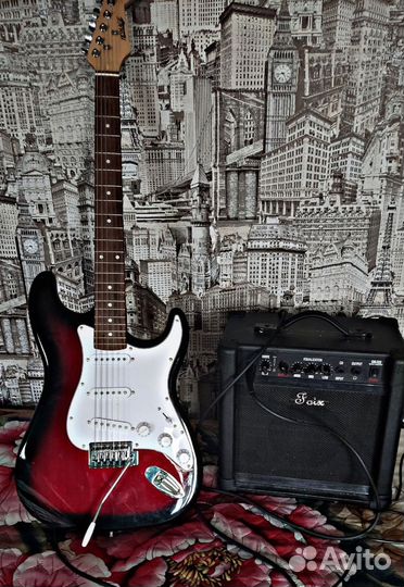 Электрогитара с комбиком