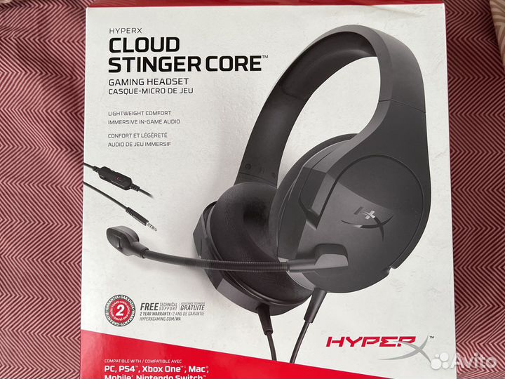 Наушники hyperx cloud stinger core