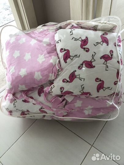 Бортики на детскую кроватку