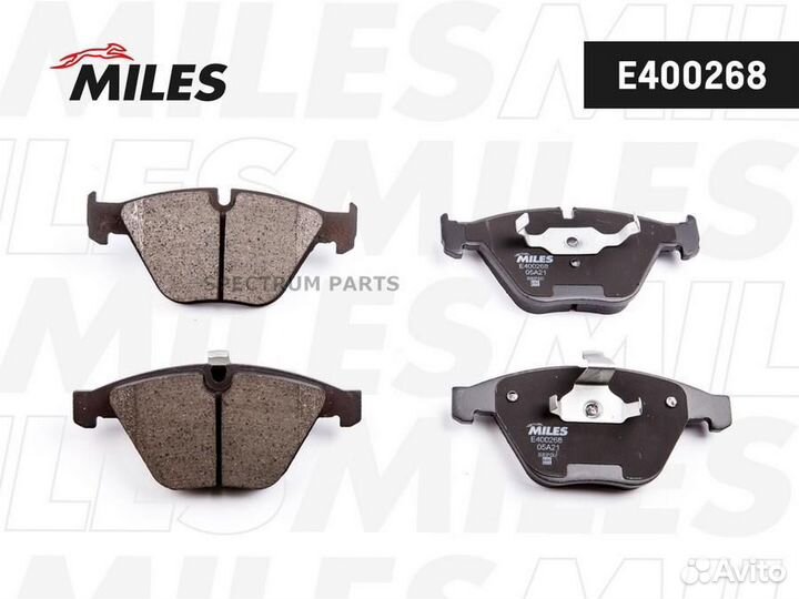 Miles E400268 Колодки тормозные передние (без датч