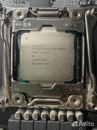 Материнская плата lga 2011 x99 + E5 2620 v3