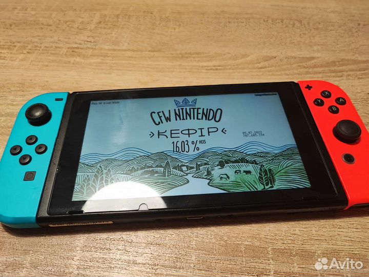 Nintendo switch 2rev прошитый 256 гб