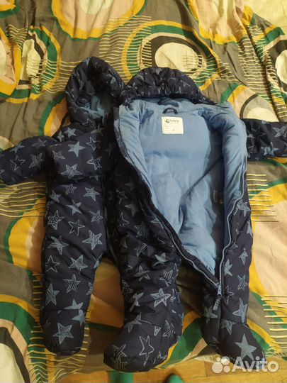 Комбинезон демисезонный 68 74 для двойни