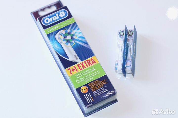 Oral-B CrossAction, насадка для зубной щетки Braun
