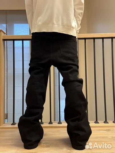 Джинсы клеш rick owens type y2k