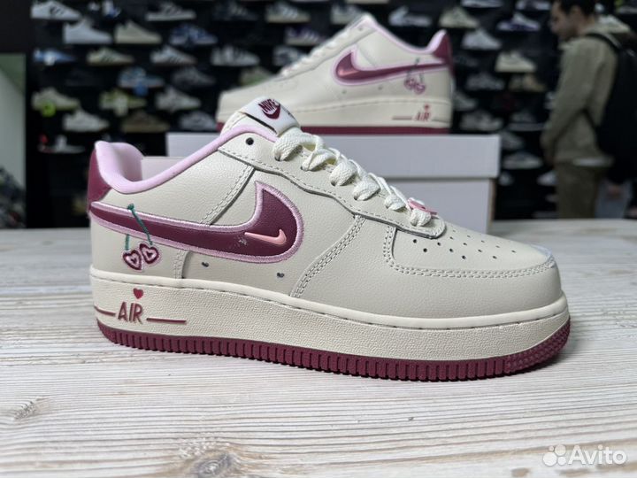 Кроссовки nike air force 1 low valentine s day